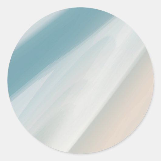 Sticker Rond Gray-blue et beige. (Devant)