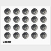 Sticker Rond GRAY PACK WOLF, collection (Feuille)