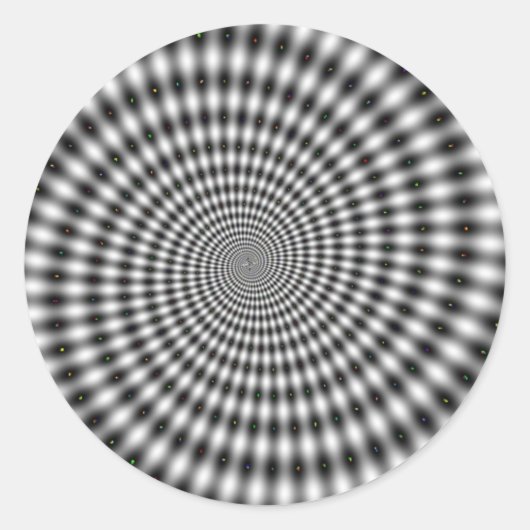 STICKER ROND GRAY SWAY DESIGN II (Devant)