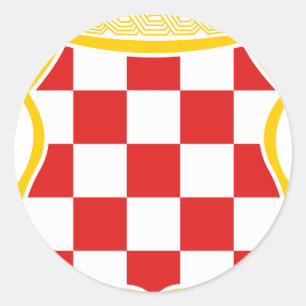 Sticker Rond Grb Herceg-Bosne