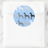 Sticker Rond Great Dane (Sac)