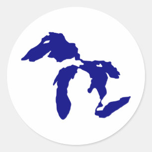 Sticker Rond Great Lakes