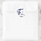 Sticker Rond Grèce cool (Sac)