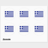 Sticker Rond Grèce FLAG International (Feuille)
