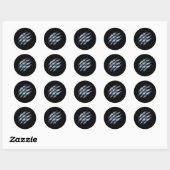 Sticker Rond Greece (Feuille)