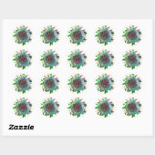 STICKER ROND GREEN DAY FOR EARTH (Feuille)