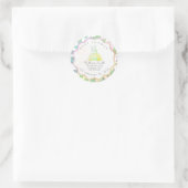 Sticker Rond GREEN donuts pastel babyshower BUNNY (Sac)