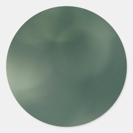 Sticker Rond Green Fog (Devant)