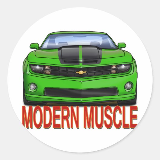 Sticker Rond GREEN_FRONT_CAMARO.png (Devant)