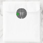Sticker Rond Green Left Hanky (Sac)