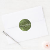 Sticker Rond Green Sophie (Enveloppe)