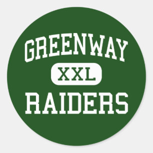 Sticker Rond Greenway - Raiders - High - Coleraine Minnesota