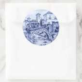 Sticker Rond Grenade, Espagne (Sac)