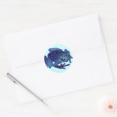Sticker Rond Grenouille (Enveloppe)