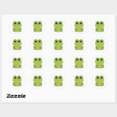 Sticker Rond Grenouille (Feuille)