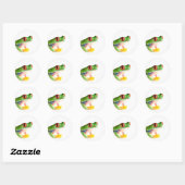 Sticker Rond grenouille (Feuille)