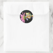 Sticker Rond grenouille (Sac)