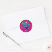 Sticker Rond Grenouille Artsy (Enveloppe)