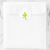 Sticker Rond Grenouille de Yoga Tree (Sac)