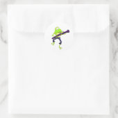 Sticker Rond Grenouille du basson (Sac)