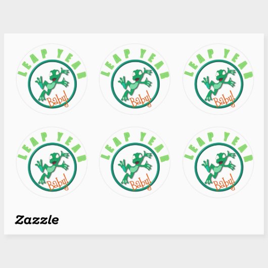 Sticker Rond grenouille en cercle (Feuille)