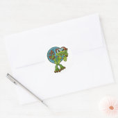 Sticker Rond Grenouille pacifique (Enveloppe)
