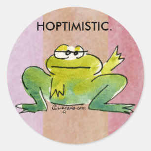 Sticker Rond Grenouille Stickers-1 de Hoptimistic