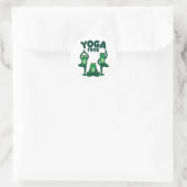 Sticker Rond Grenouilles de yoga (Sac)