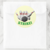 Sticker Rond Grève (Sac)