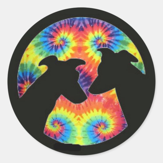 Sticker Rond Greyhound (Devant)