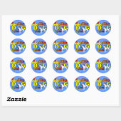 Sticker Rond Greyhound_Agilité (Feuille)