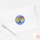 Sticker Rond Greyhound_Agilité (Enveloppe)