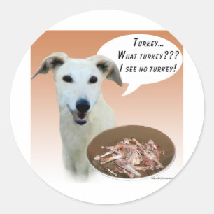Sticker Rond Greyhound Turquie