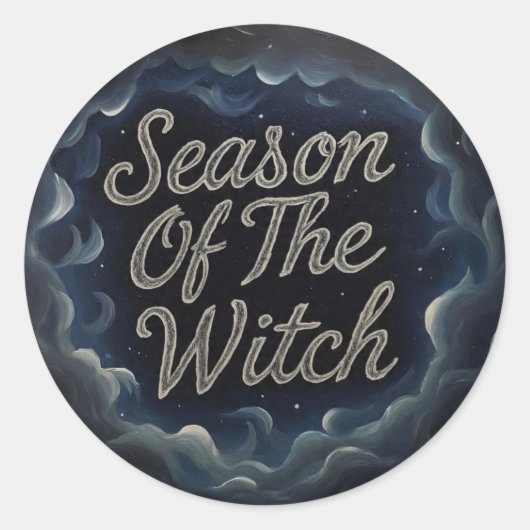 Sticker Rond GreySeasonOfTheWitch (Devant)