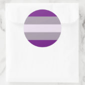 Sticker Rond Greysexual pride (Sac)