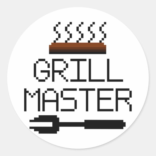 STICKER ROND GRILL MASTER (Devant)