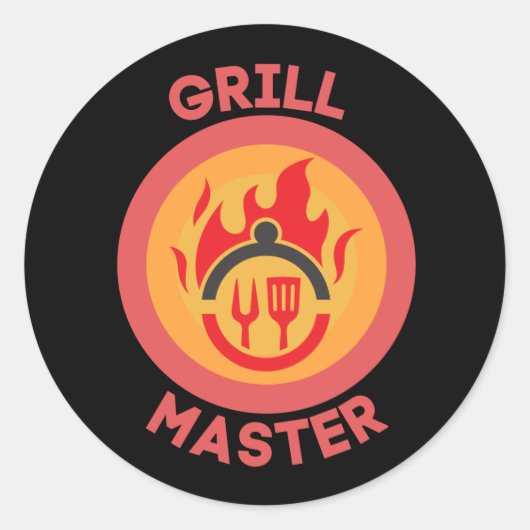 STICKER ROND GRILL MASTER (Devant)