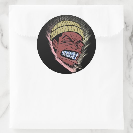 Sticker Rond Grillz (Sac)