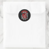 Sticker Rond Grimpeur de tour (Sac)