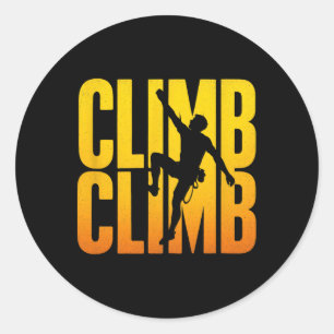 Sticker Rond Grimpez Grimpez - Aventure d'escalade