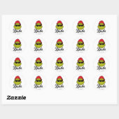 Sticker Rond Grinch | Le Mec (Feuille)