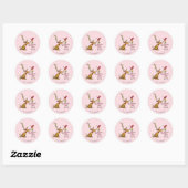 Sticker Rond Grinch | Max & Cindy Lou Who (Feuille)