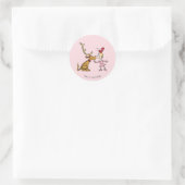 Sticker Rond Grinch | Max & Cindy Lou Who (Sac)