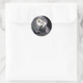 Sticker Rond gris africain (Sac)