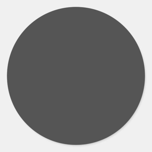 Sticker Rond Gris de charbon (Devant)
