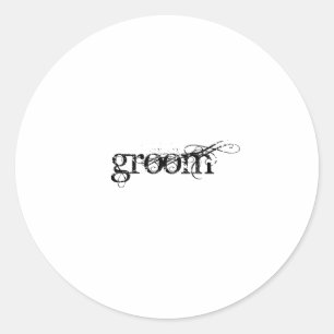 Sticker Rond Groom