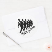 Sticker Rond Groomsmen Team Groom (Enveloppe)