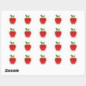 Sticker Rond Gros Apple (Feuille)