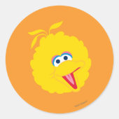 Sticker Rond Gros Bec Visage (Devant)