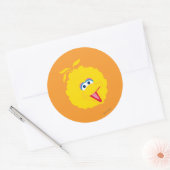Sticker Rond Gros Bec Visage (Enveloppe)